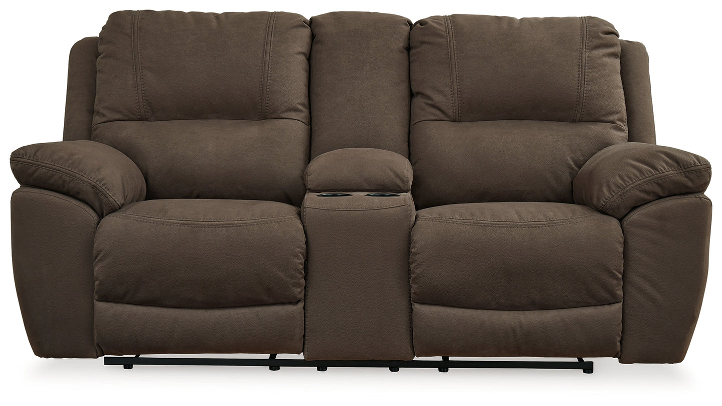 Next-Gen Gaucho Espresso Power Reclining Sofa and Loveseat