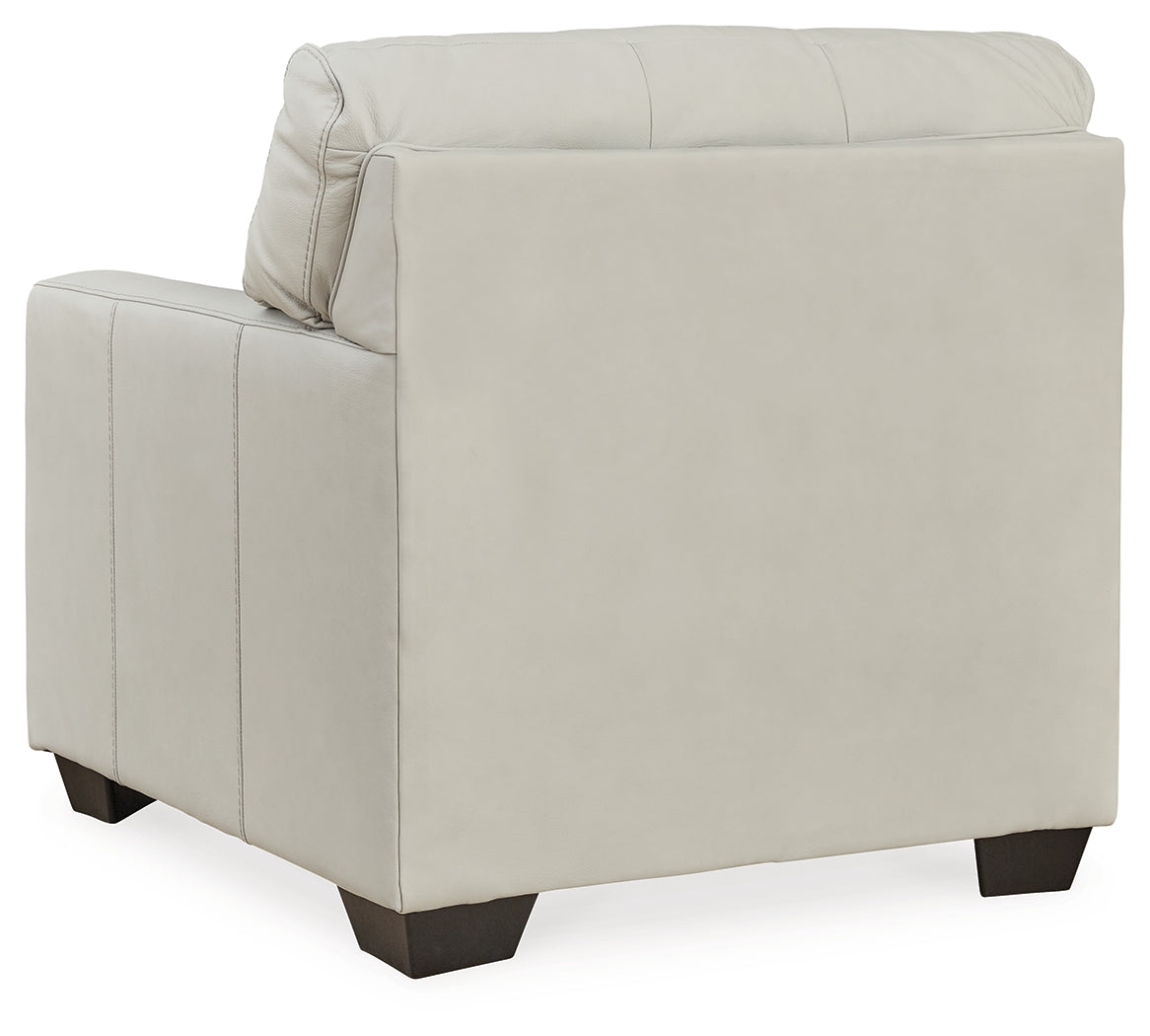 Belziani Coconut Sofa, Loveseat, Oversized Chair and Ottoman