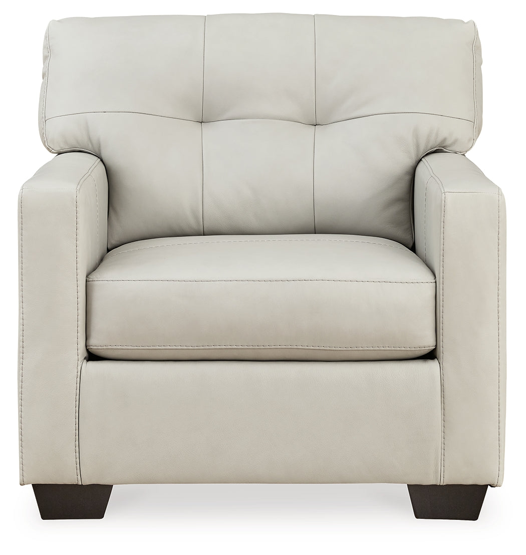 Belziani Coconut Sofa, Loveseat, Oversized Chair and Ottoman