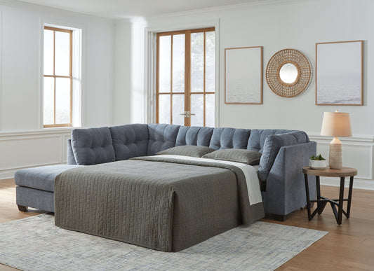 Marleton Denim 2-Piece Sleeper Sectional with Chaise