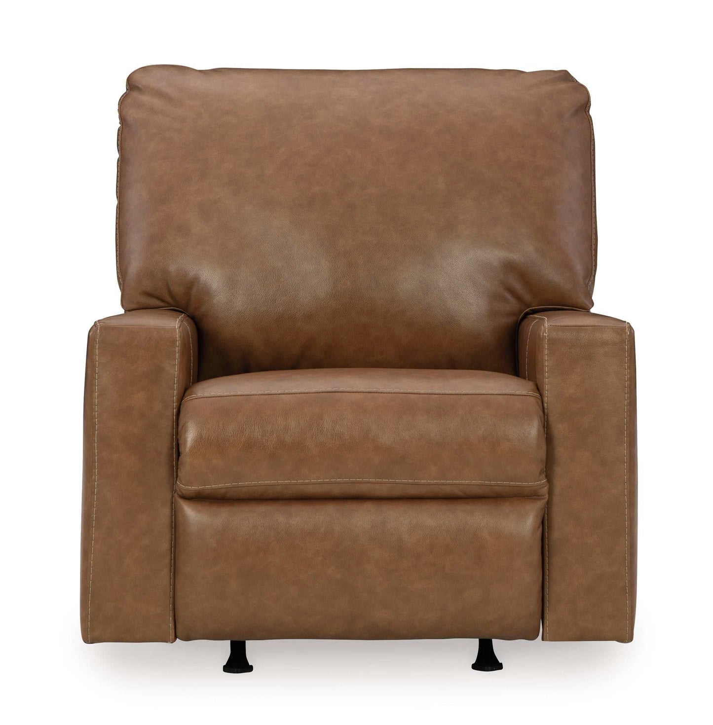 Bolsena Caramel Leather Rocker Recliner