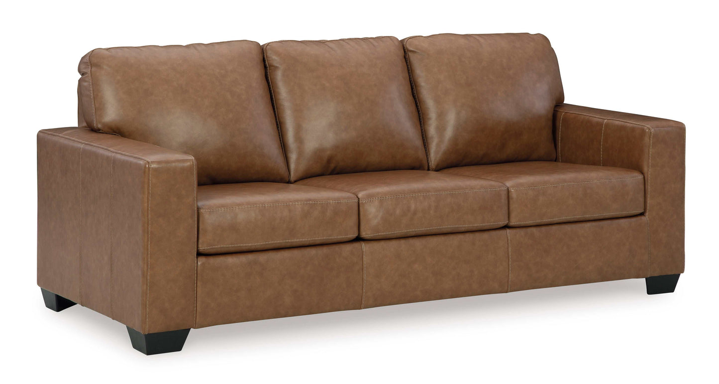 Bolsena Caramel Leather Queen Sofa Sleeper