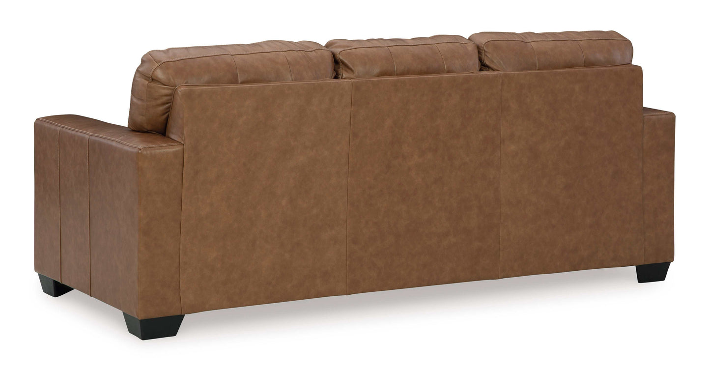 Bolsena Caramel Leather Queen Sofa Sleeper