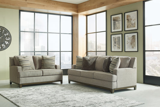 Kaywood Granite Sofa and Loveseat