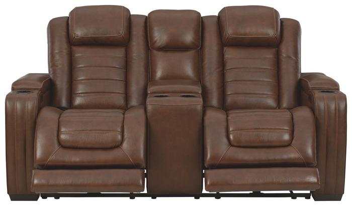 Backtrack Chocolate Power Reclining Sofa, Loveseat & Chair / 3pc Set