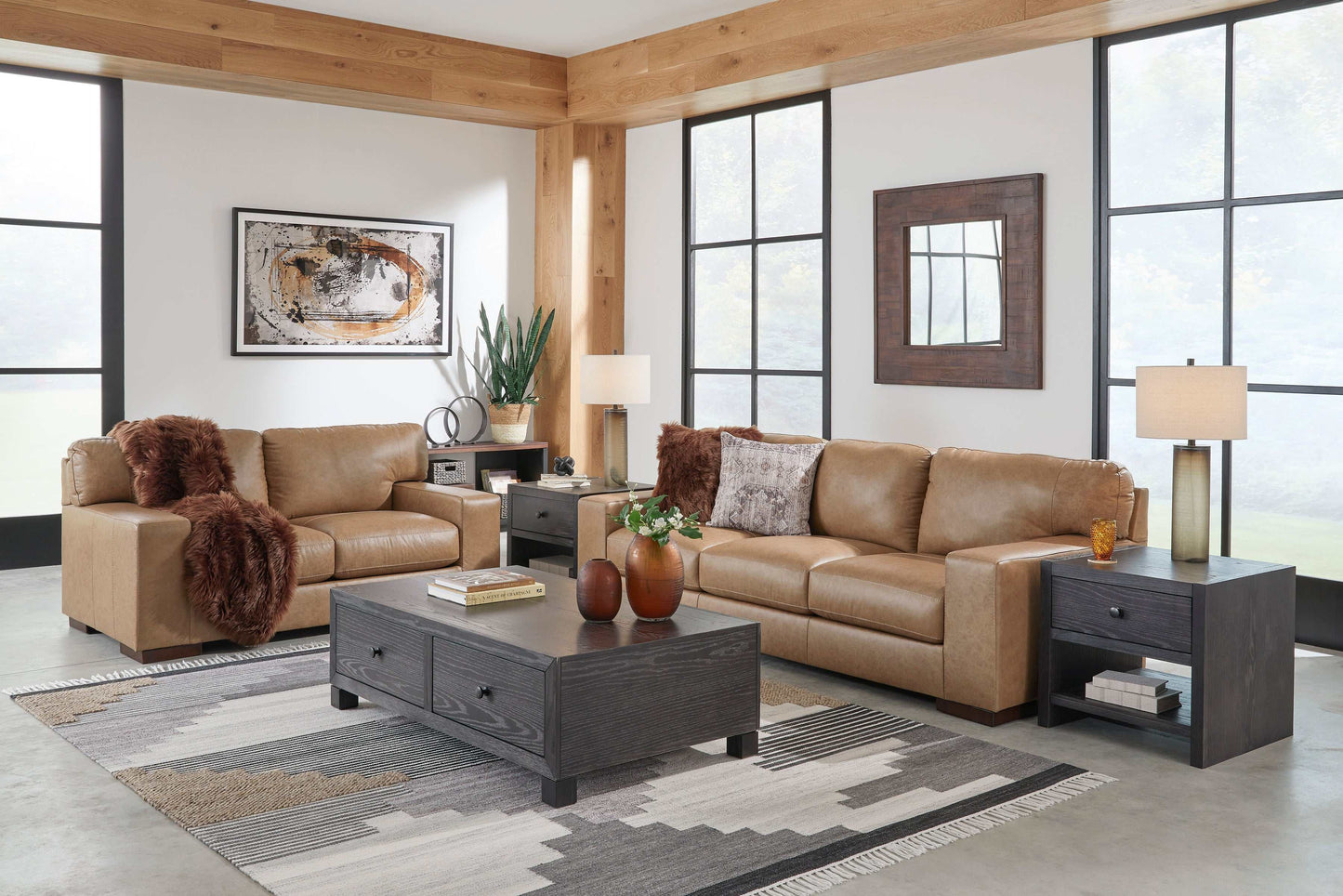 Lombardia Tumbleweed Living Room Set / 2pc