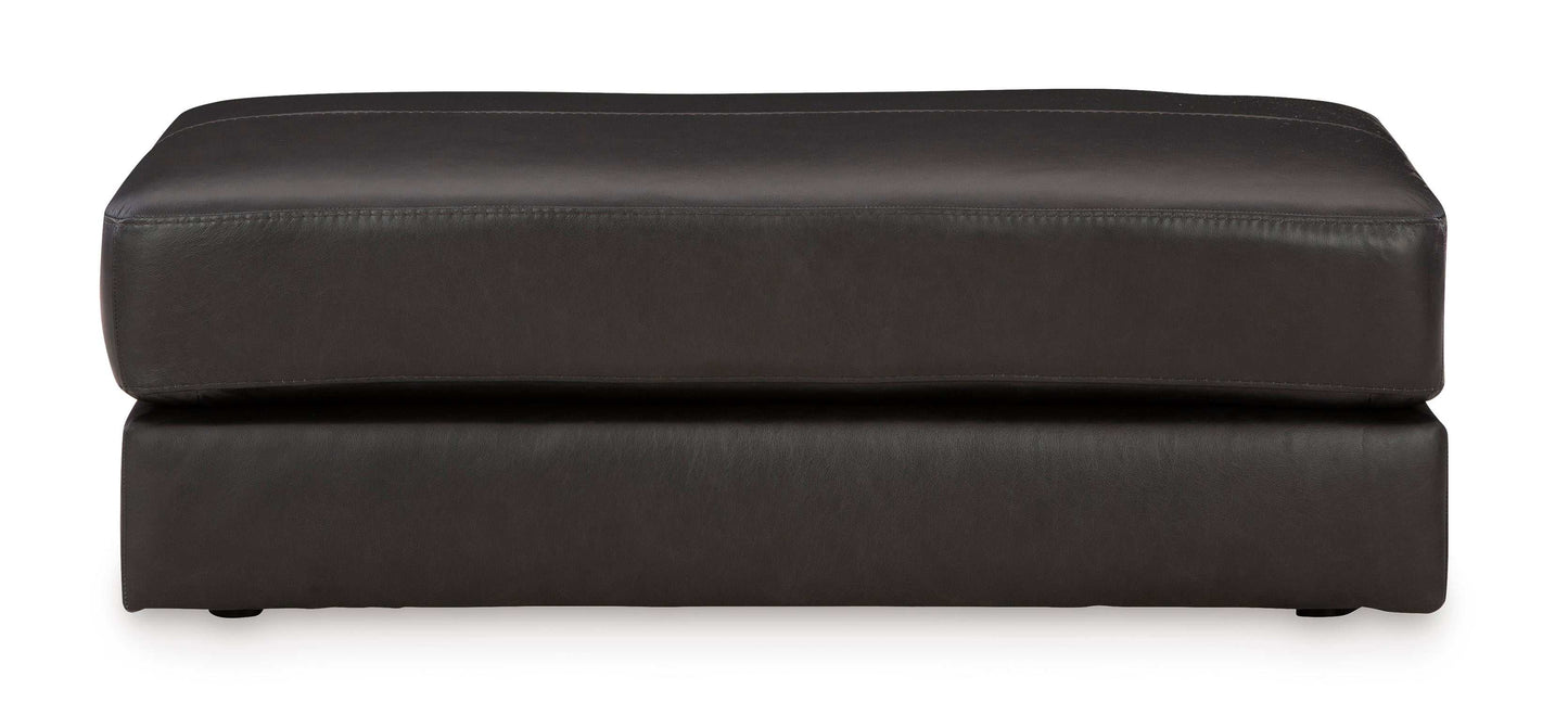Amiata Onyx Leather Sofa