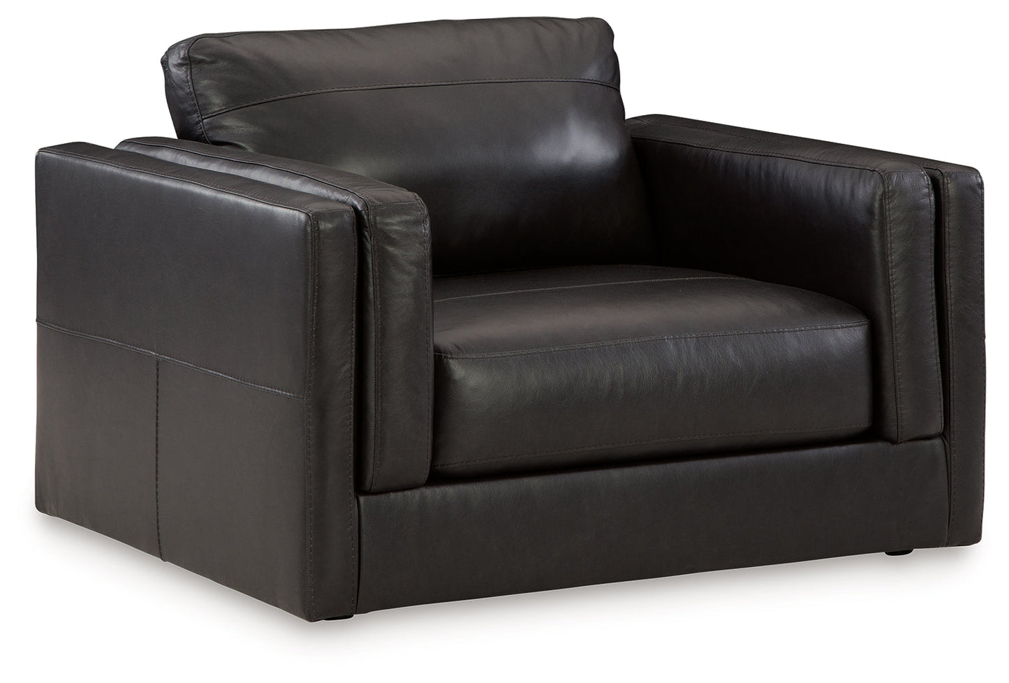 Amiata Black Sofa and Oversized Chair