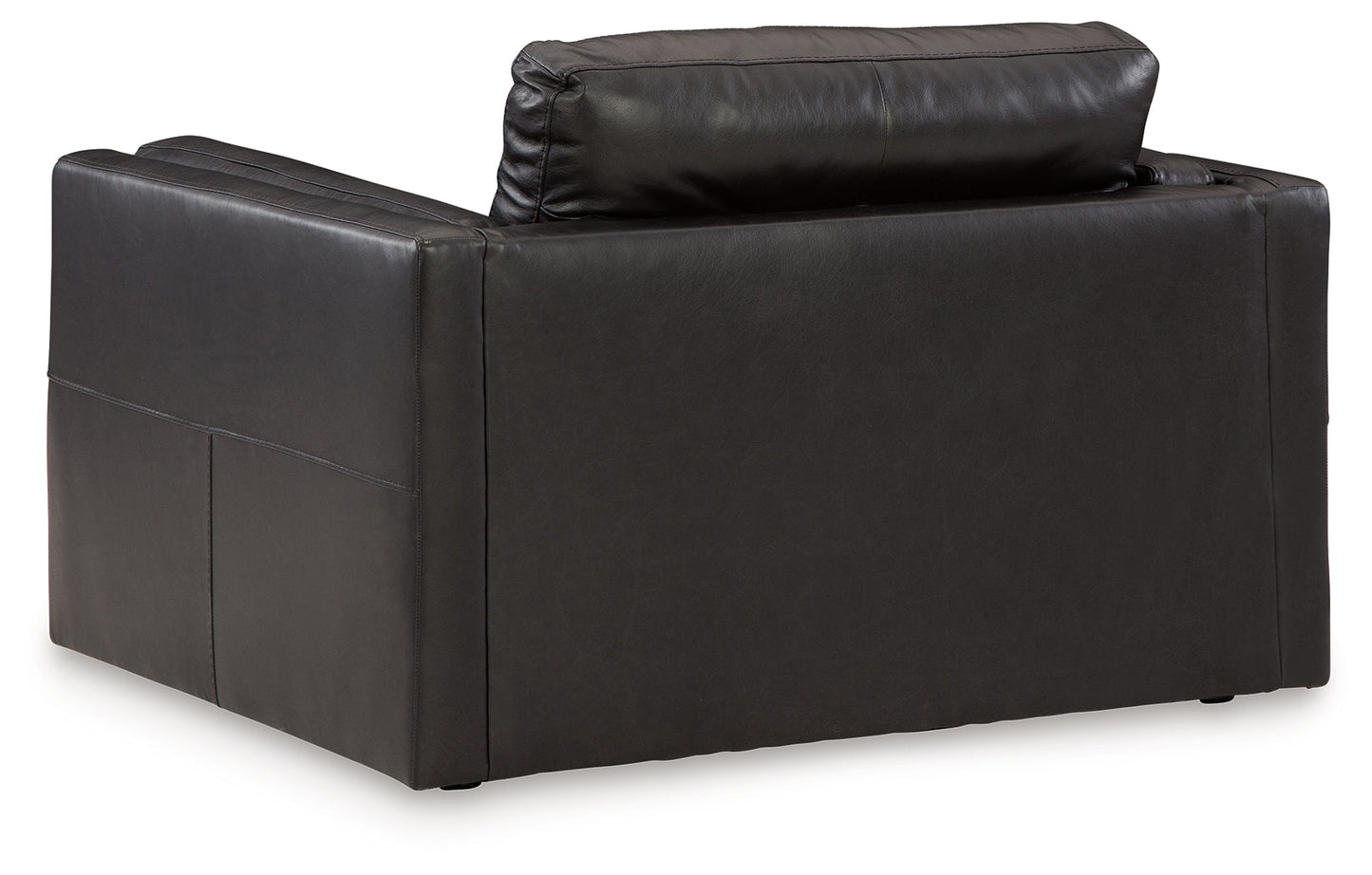 Amiata Black Sofa and Oversized Chair