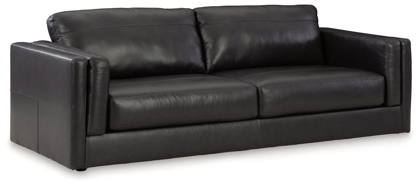 Amiata Black Sofa and Oversized Chair