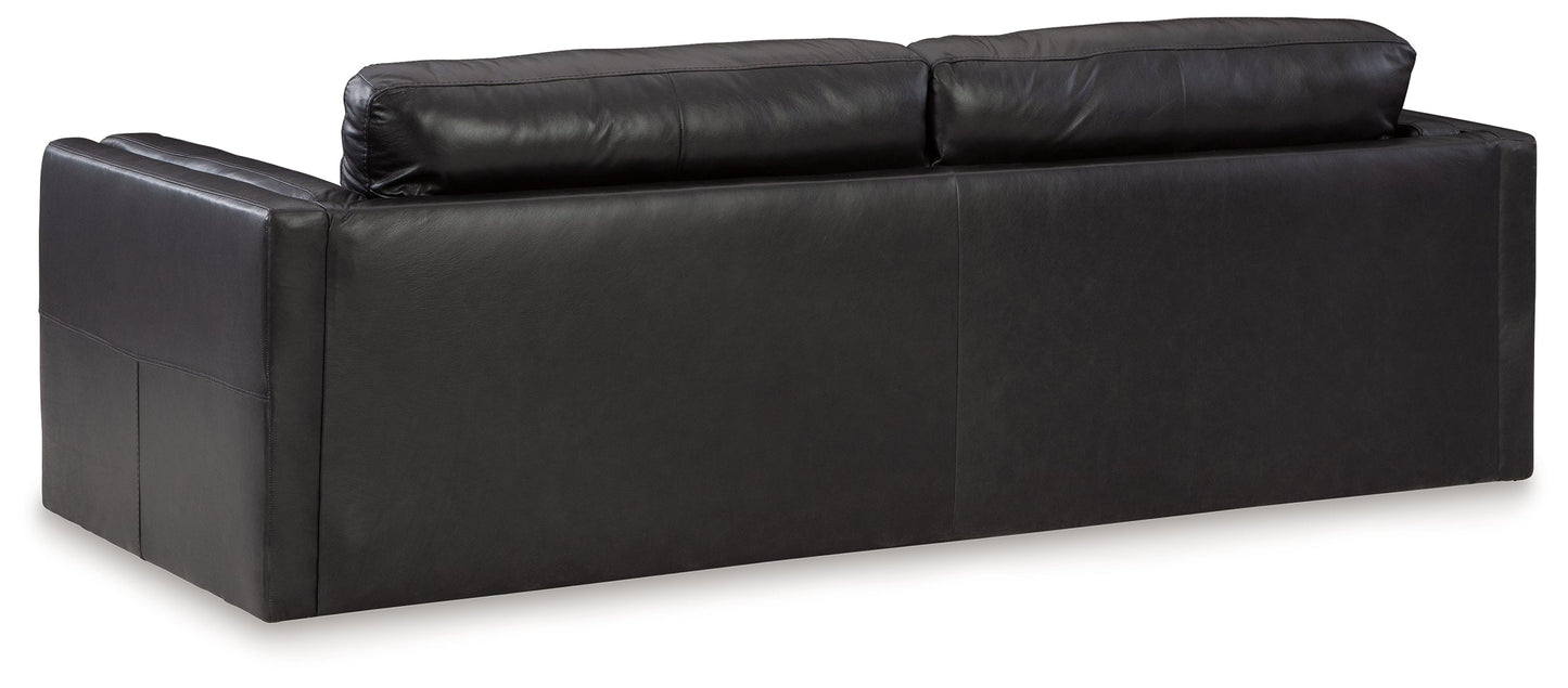 Amiata Black Sofa and Oversized Chair