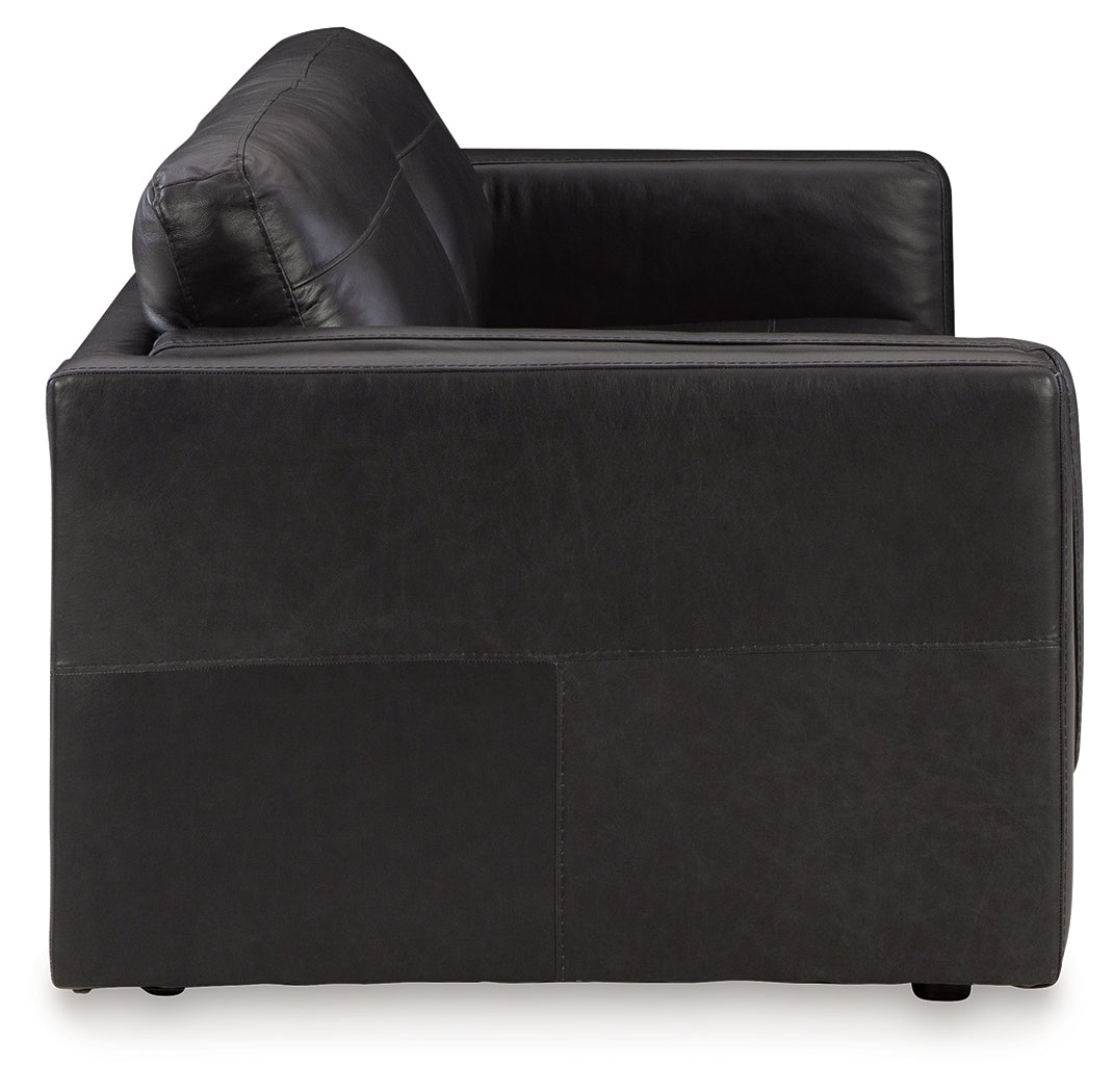 Amiata Black Sofa and Oversized Chair