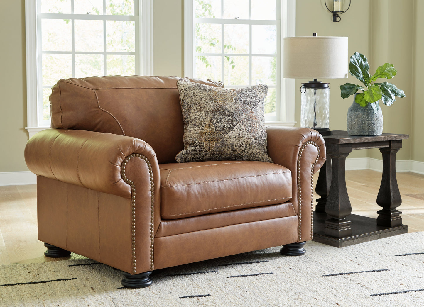 Carianna Caramel Oversized Chair