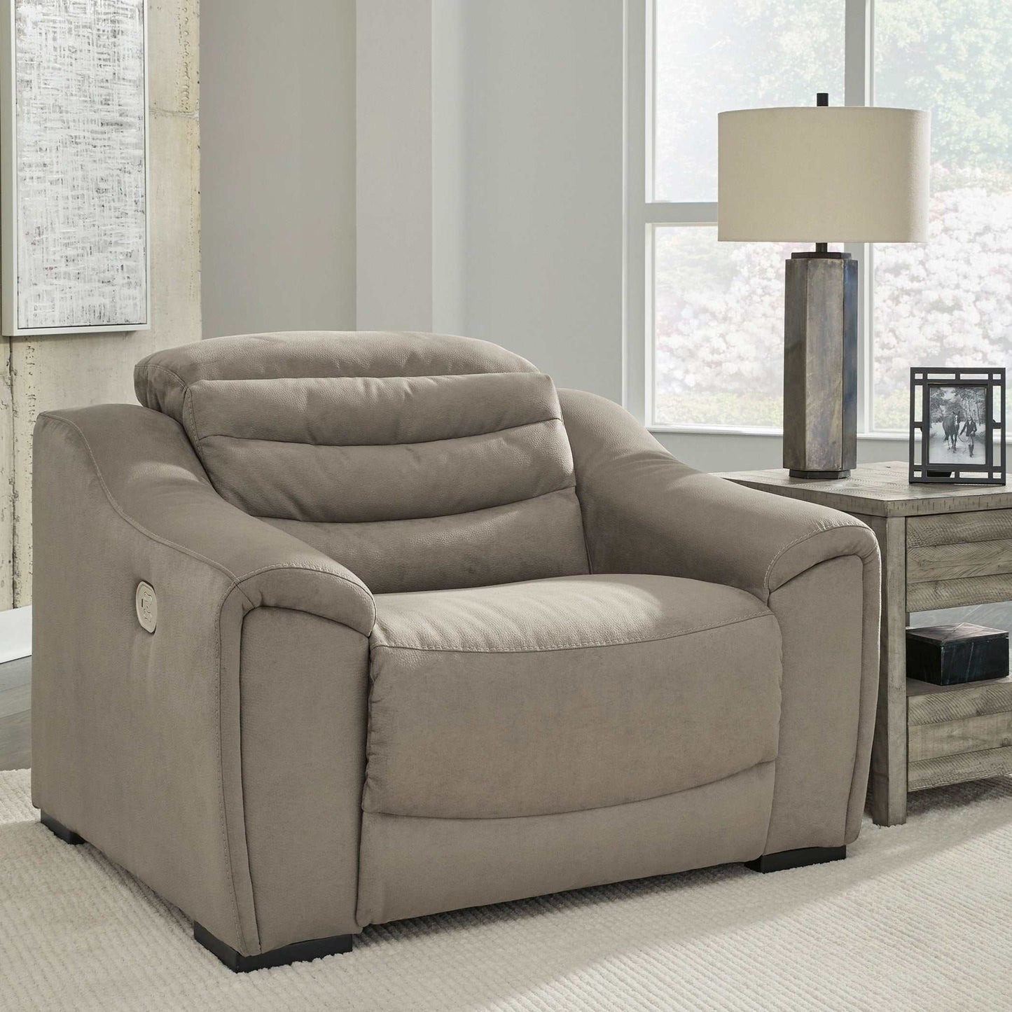 Next-Gen Gaucho Putty Faux Leather Power Recliner