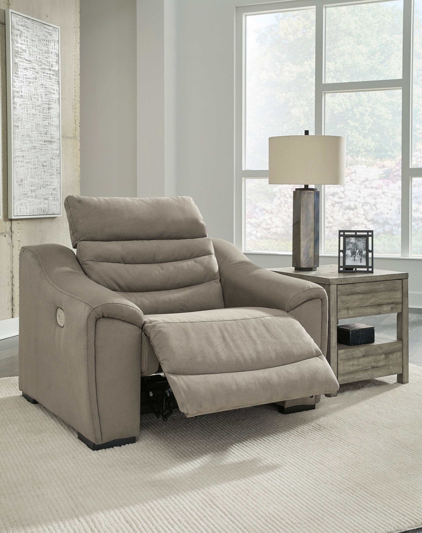 Next-Gen Gaucho Putty Faux Leather Power Recliner