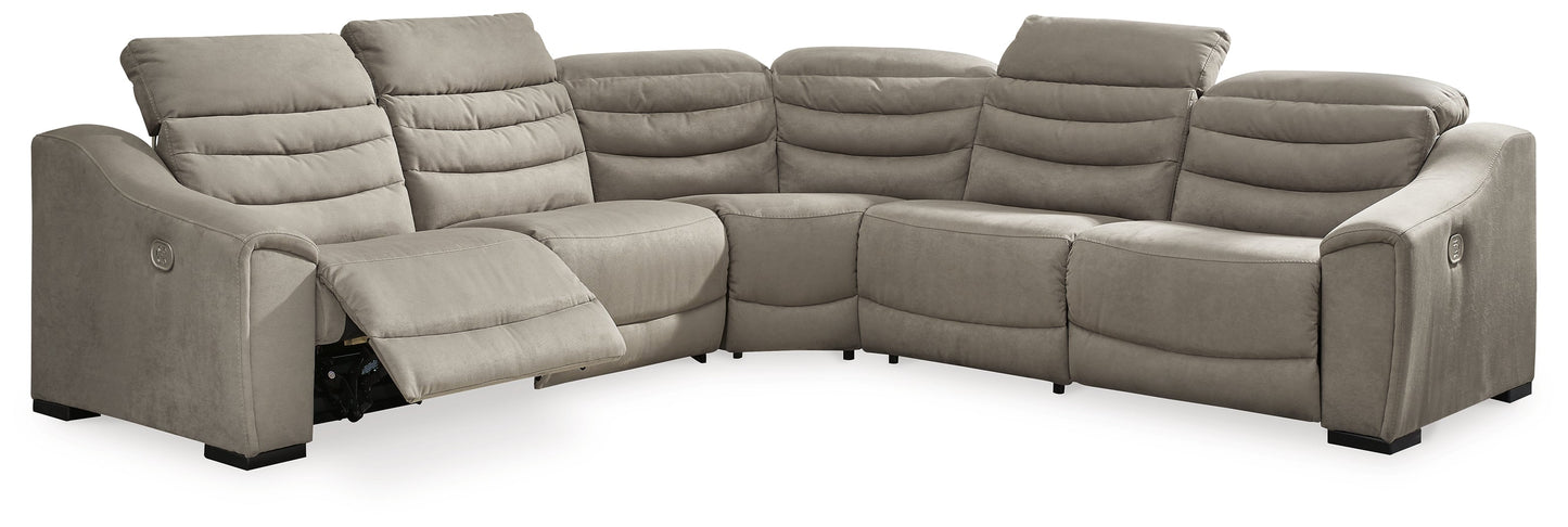 Next-Gen Gaucho Putty 5-Piece Power Reclining Sectional