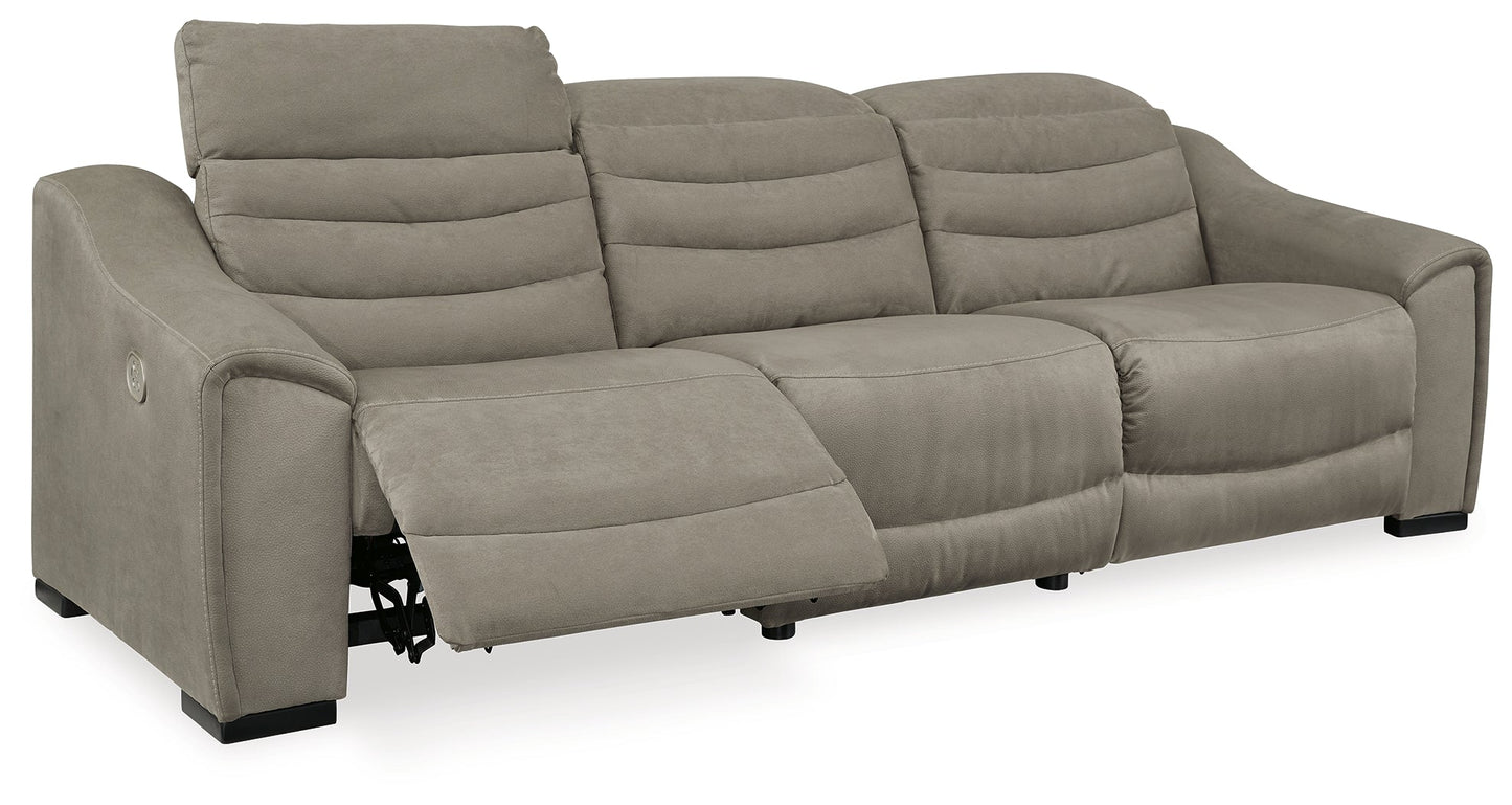 Next-Gen Gaucho Putty 3pc Power Reclining Sectional Sofa