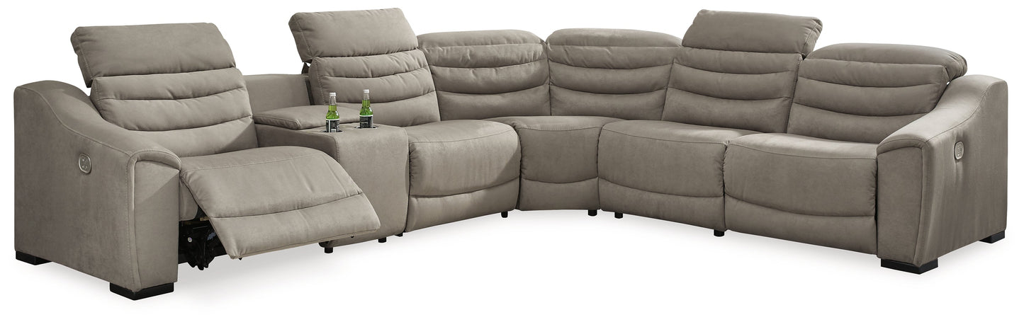 Next-Gen Gaucho Putty 6-Piece Power Reclining Sectional