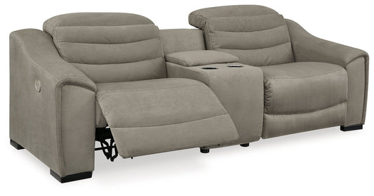 Next-Gen Gaucho Putty 3-Piece Power Reclining Sectional Loveseat