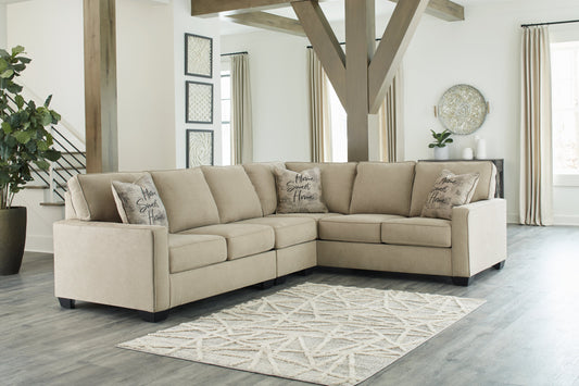 Lucina Quartz 3-Piece Sectional