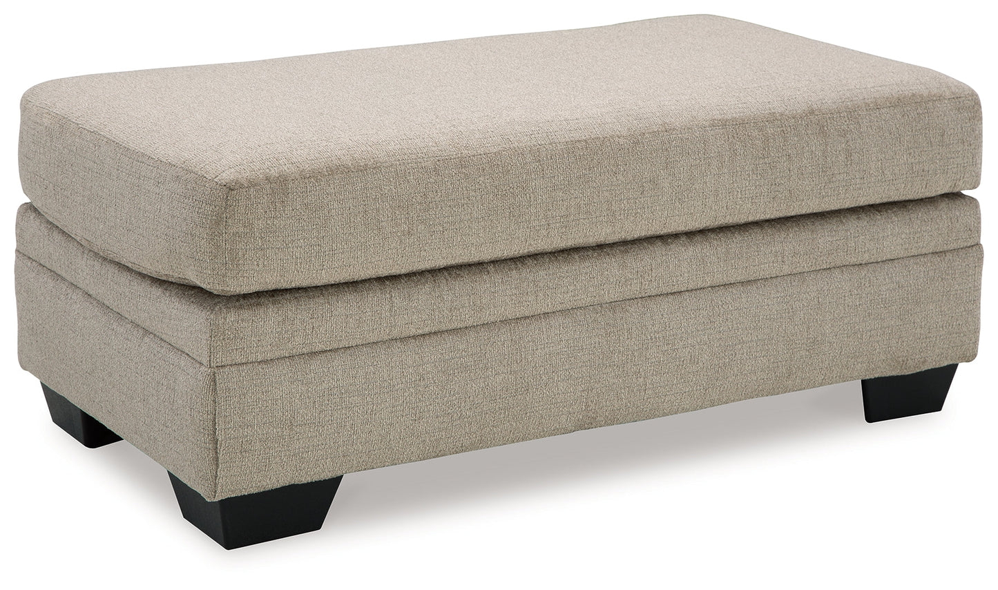 Stonemeade Taupe Ottoman