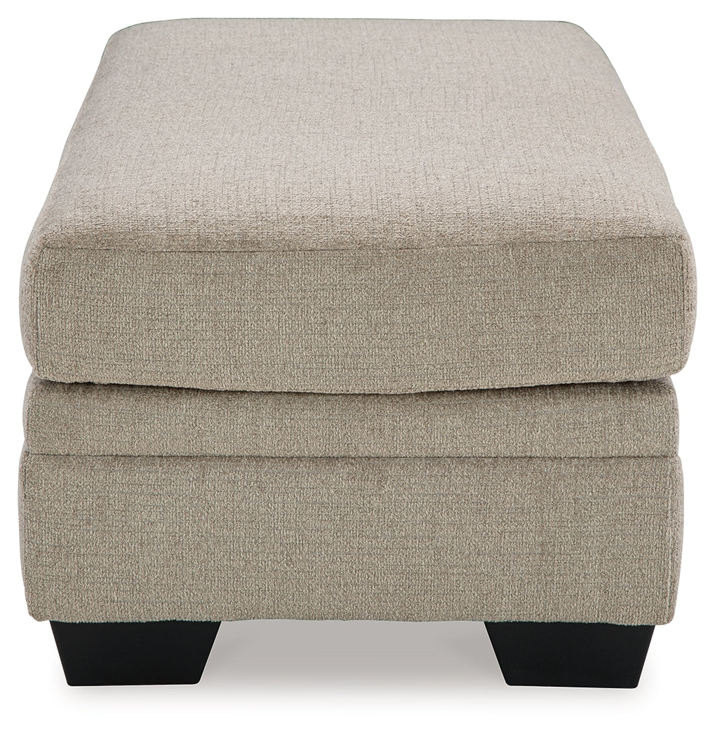 Stonemeade Taupe Ottoman