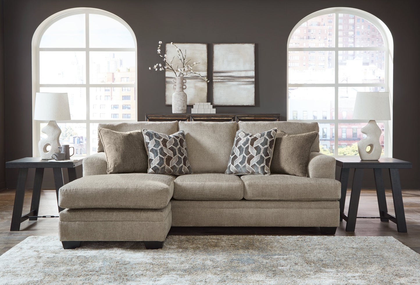 Stonemeade Taupe Sofa Chaise