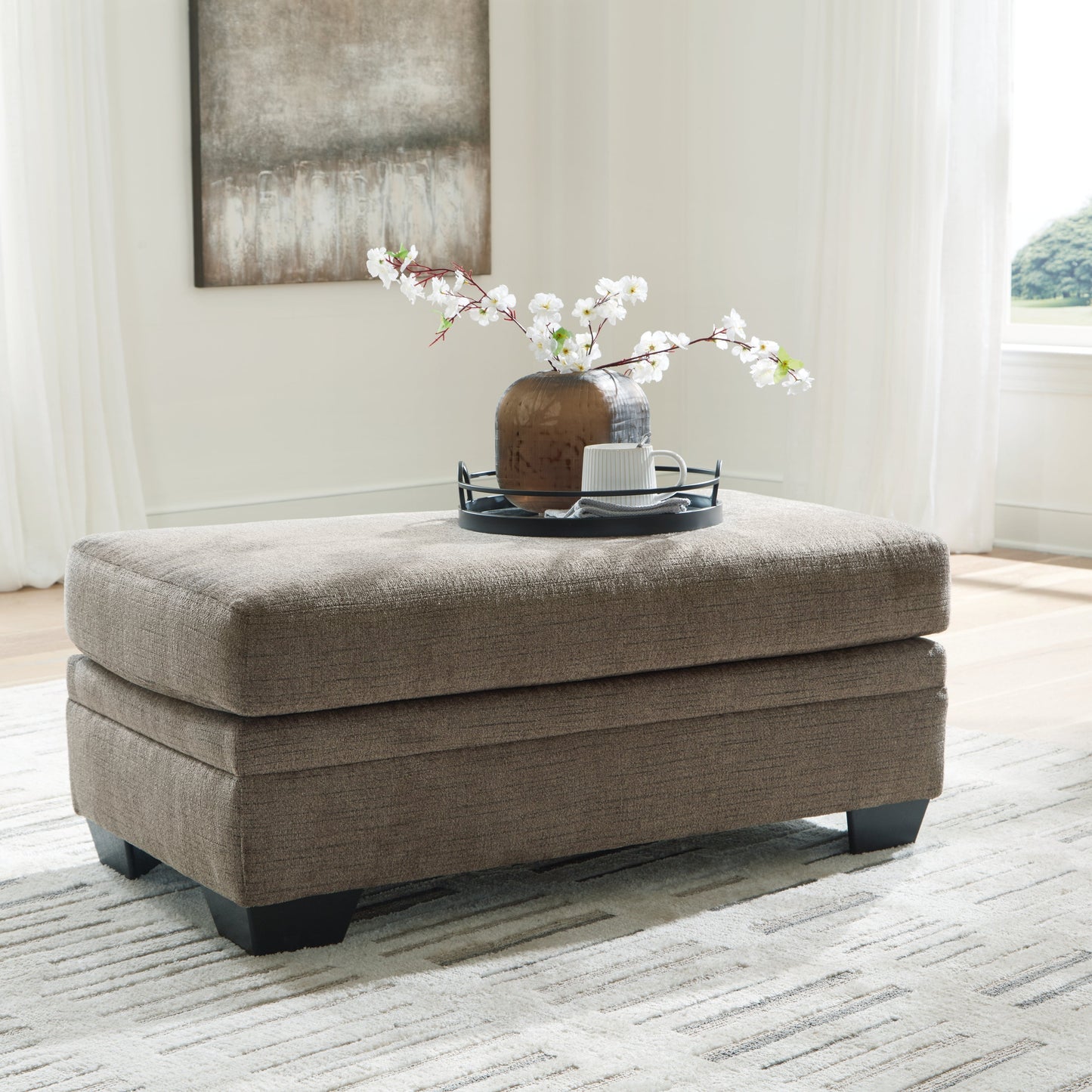 Stonemeade Nutmeg Ottoman