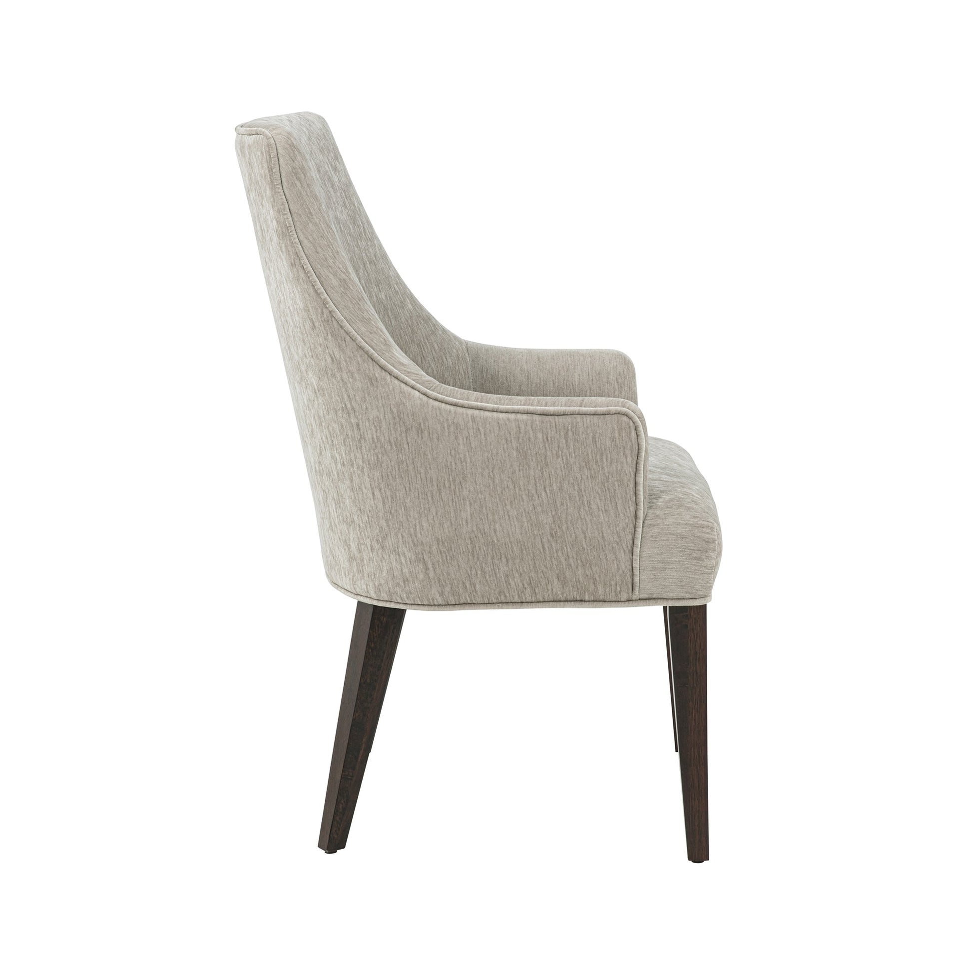 6-Piece Beever Dining Chair and Arm Chair in Taupe - Ornate Home