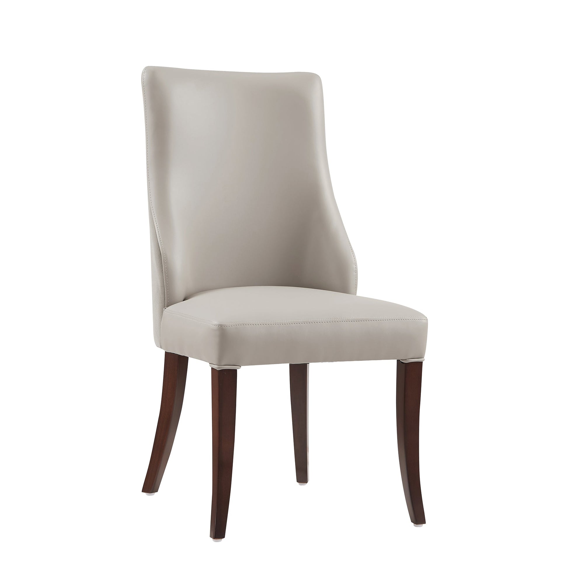 6-Piece Connie Dining Chair and Arm Chair in Light Grey - Ornate Home