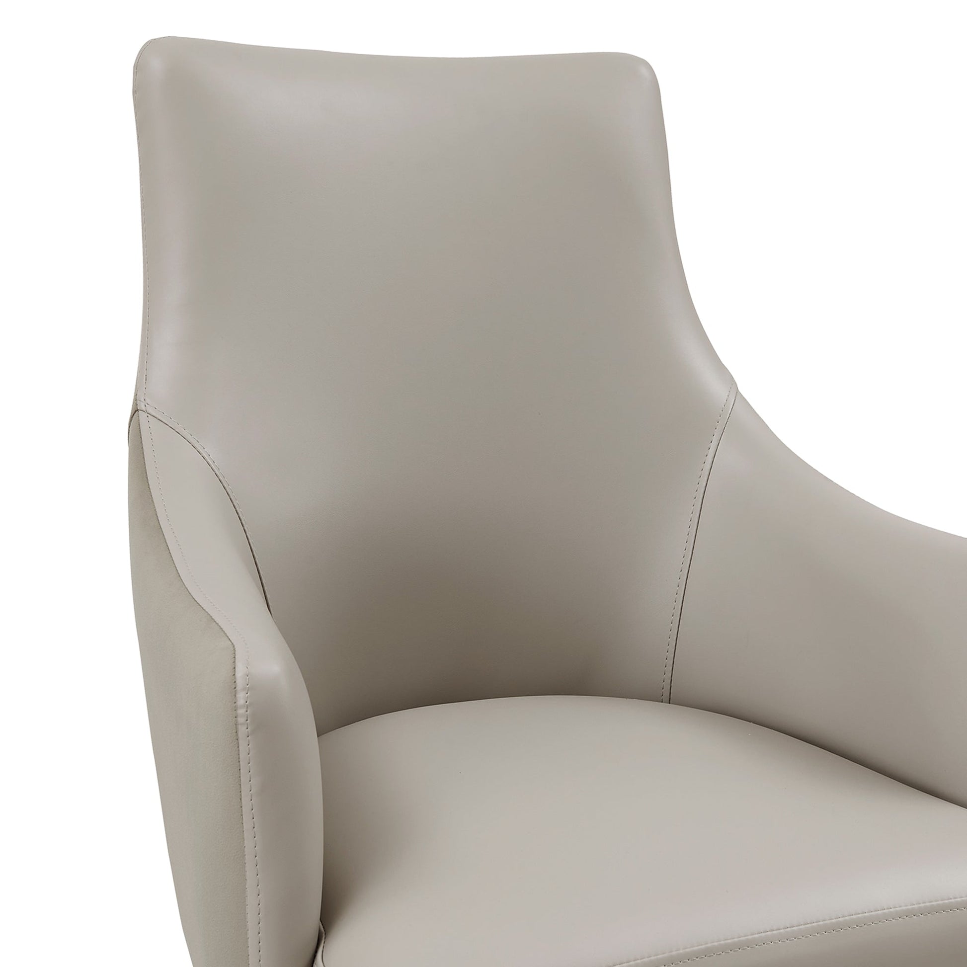 6-Piece Connie Dining Chair and Arm Chair in Light Grey - Ornate Home