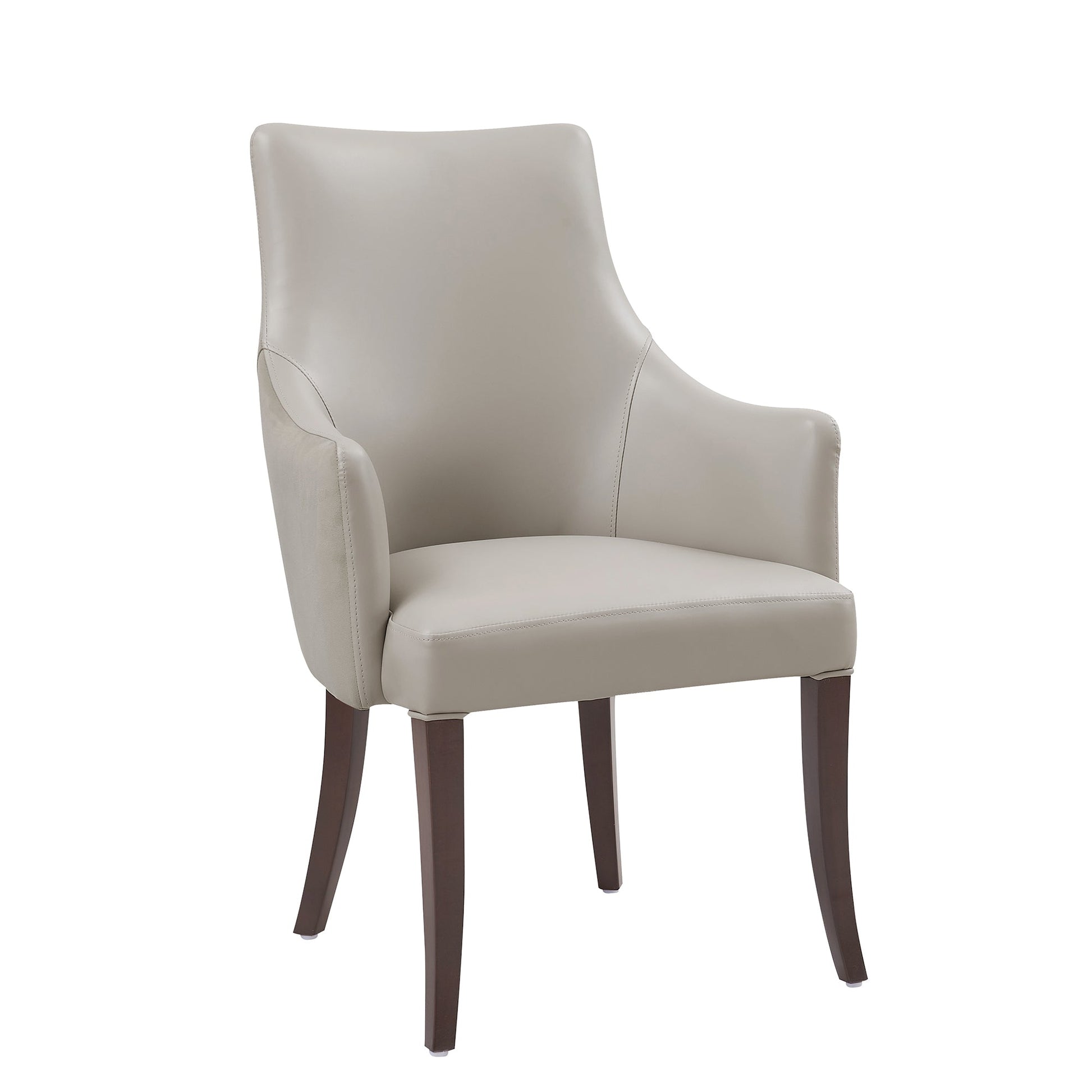 6-Piece Connie Dining Chair and Arm Chair in Light Grey - Ornate Home