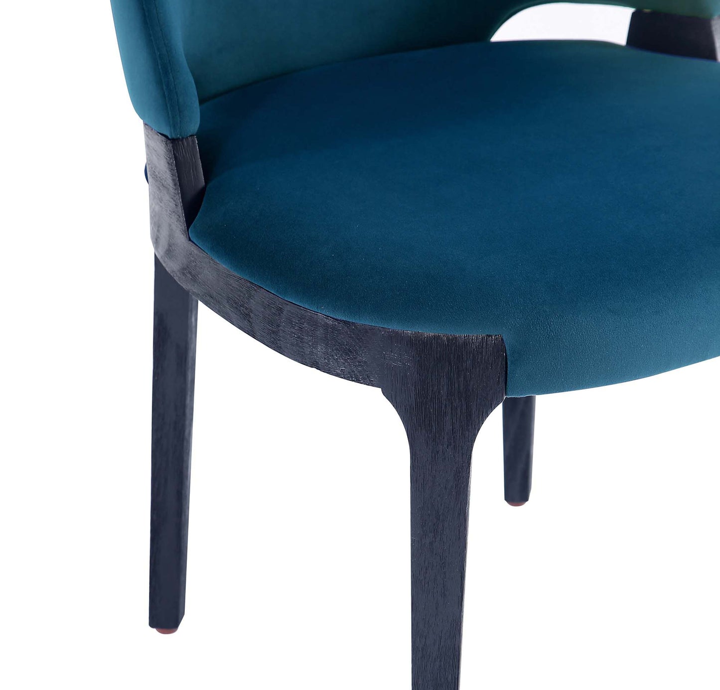 6-Piece Kara Dining Side and Arm Chairs in Blue - Ornate Home