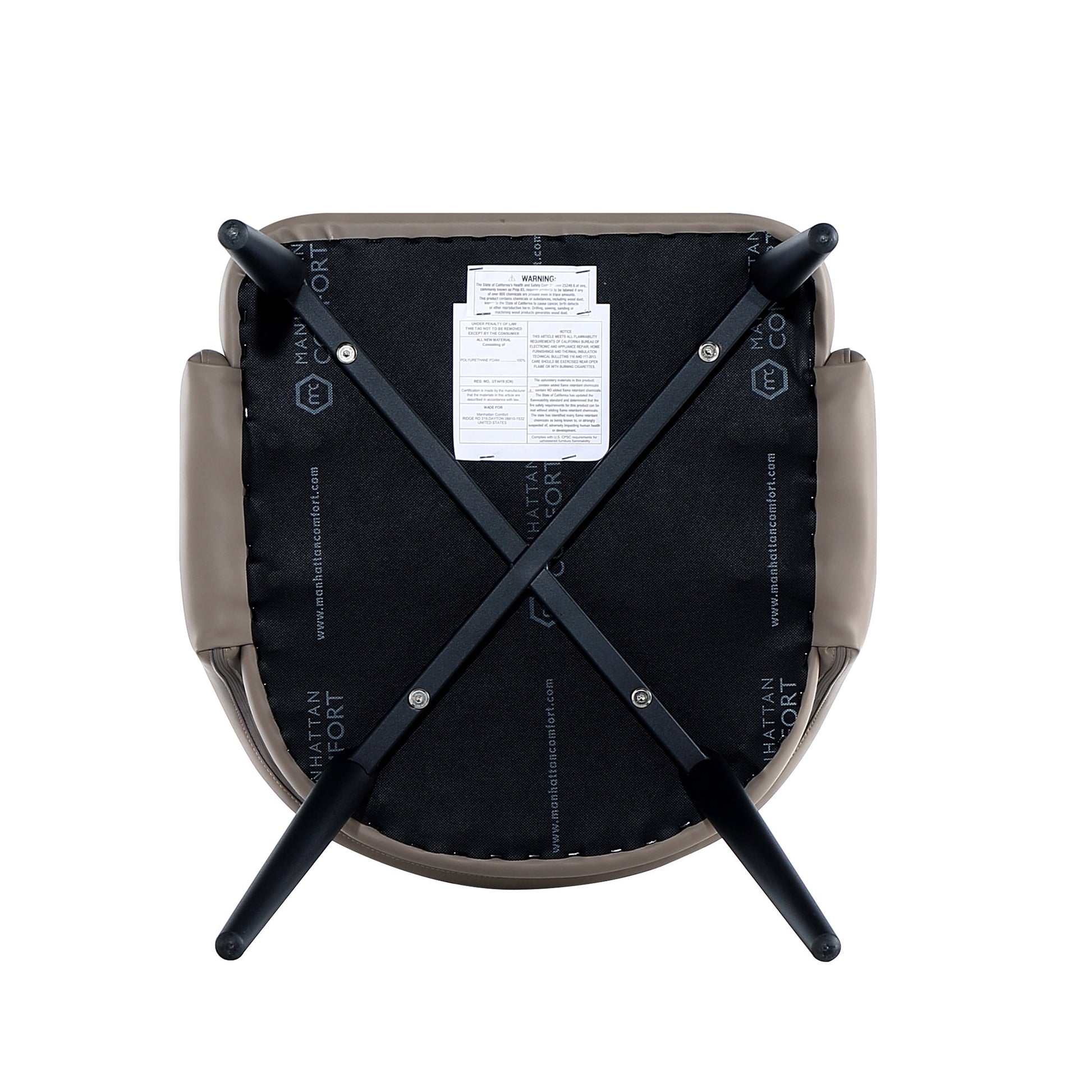 6-Piece Tremont Dining Chair in Taupe - Ornate Home