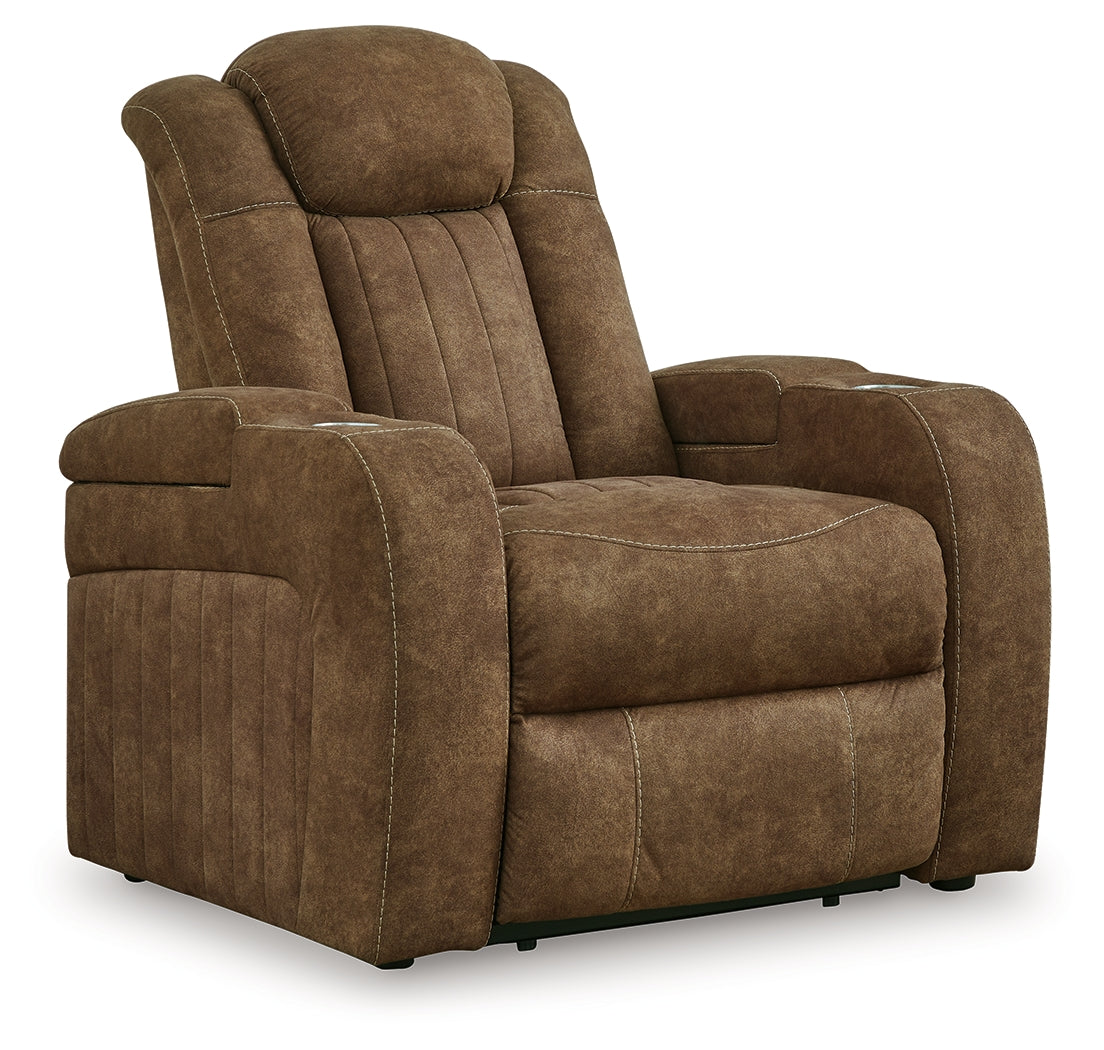 Wolfridge Brown Power Reclining Sofa, Loveseat and Recliner