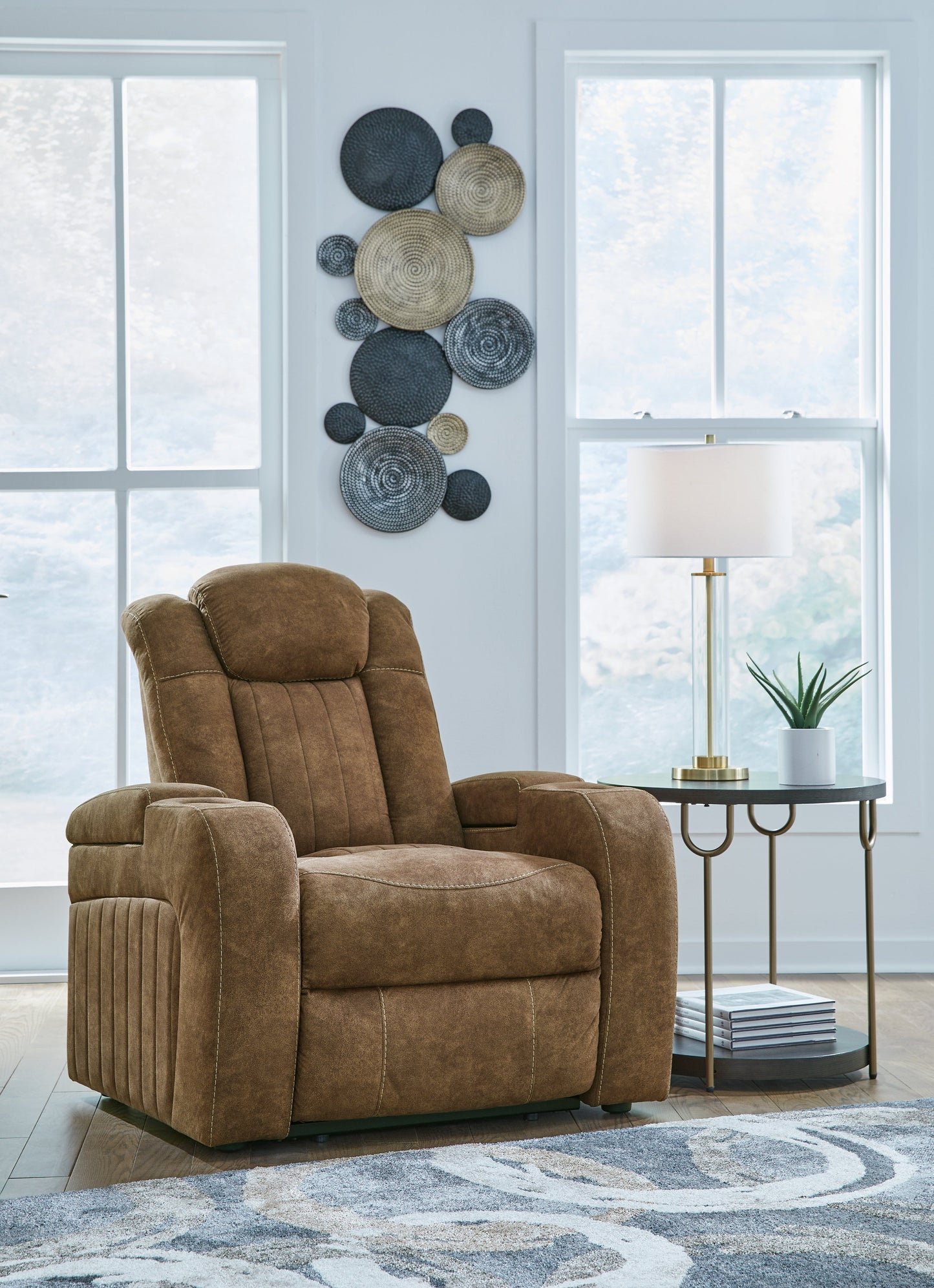 Wolfridge Brown Power Reclining Sofa, Loveseat and Recliner