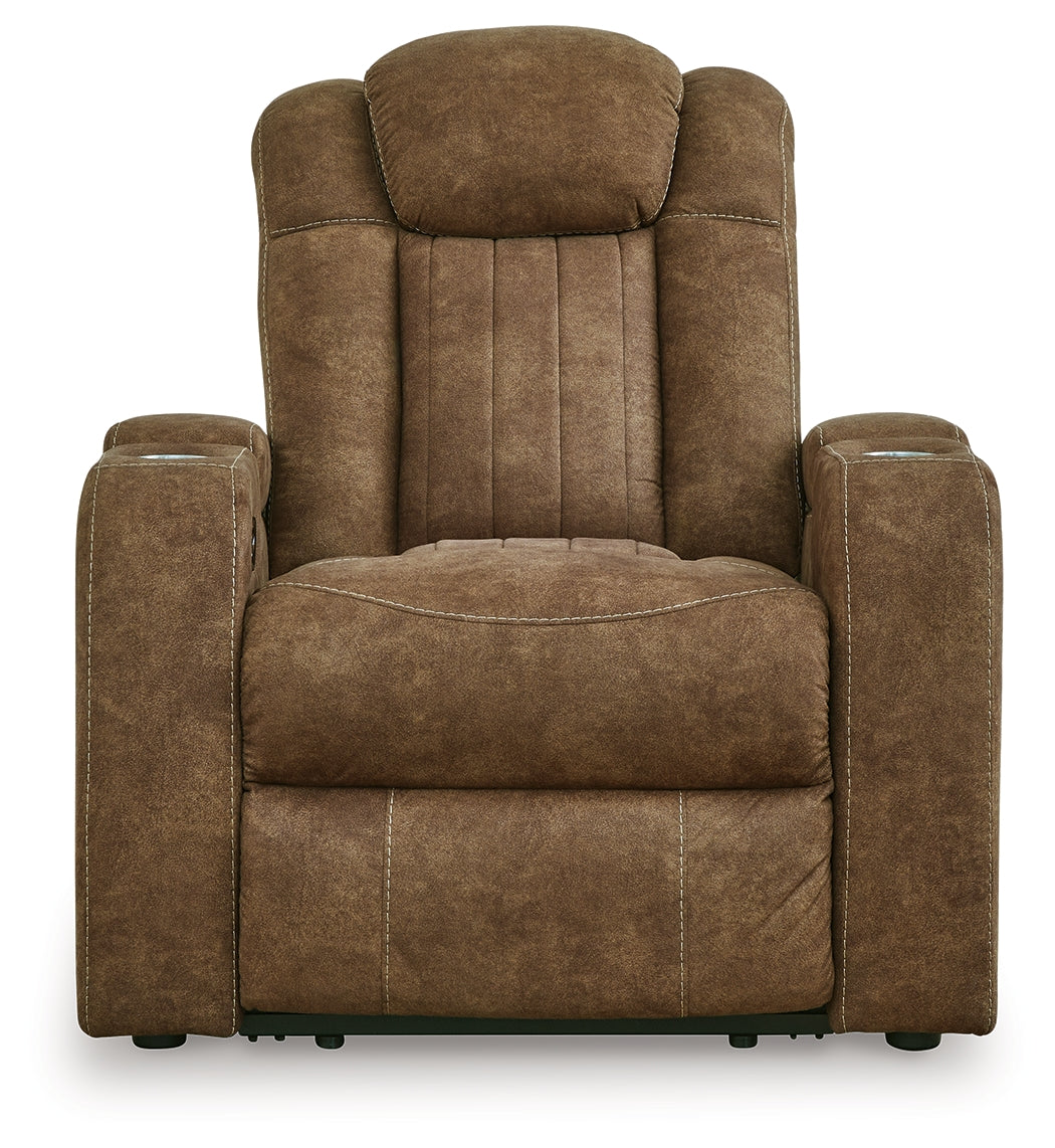 Wolfridge Brown Power Reclining Sofa, Loveseat and Recliner