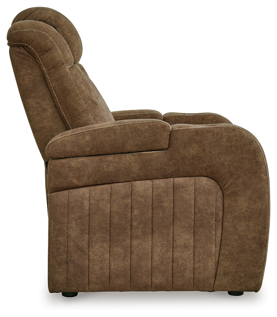 Wolfridge Brown Power Reclining Sofa, Loveseat and Recliner