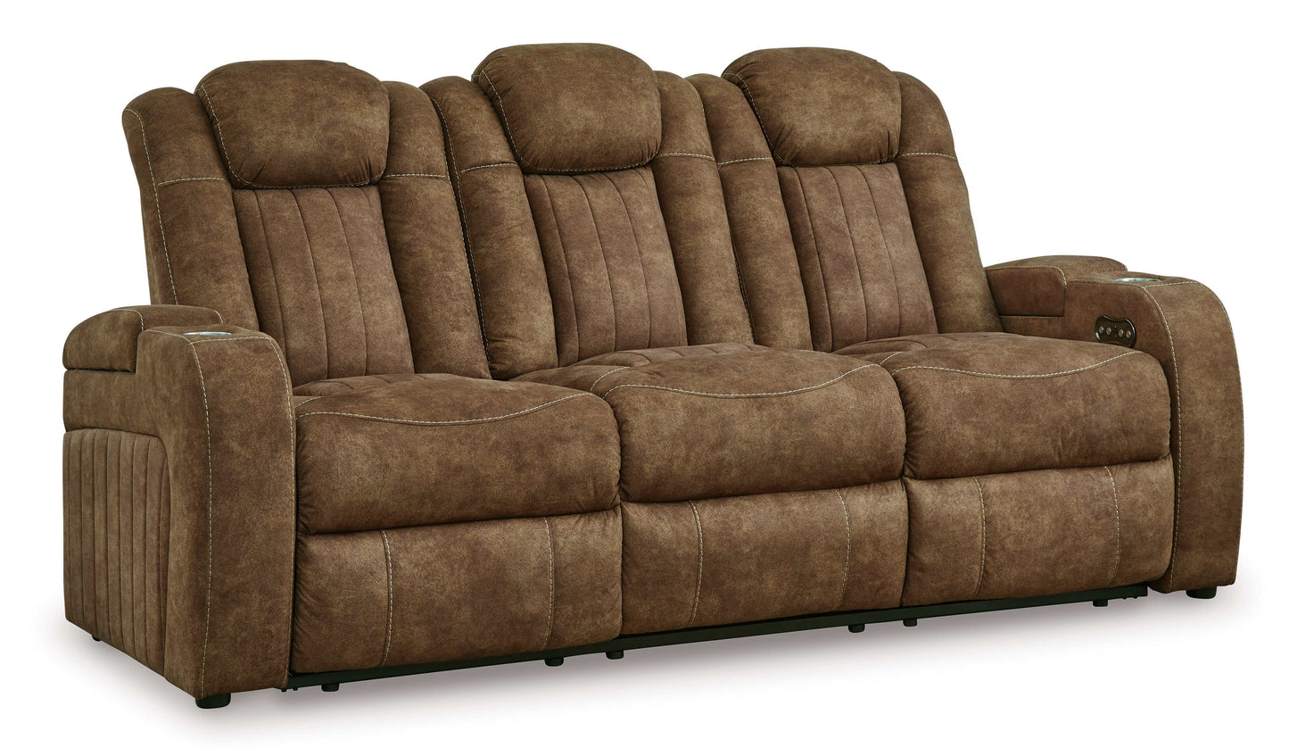 Wolfridge Brindle Power Reclining Sofa