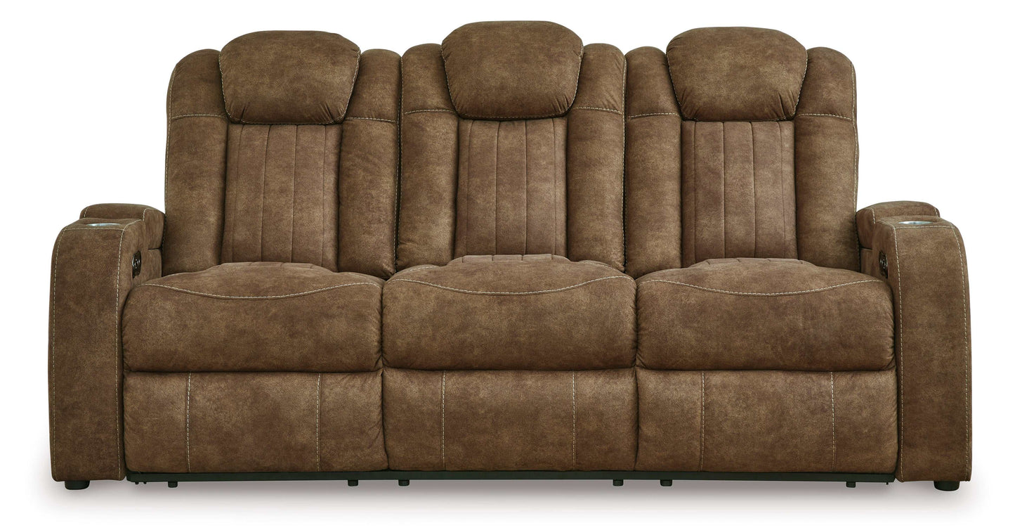 Wolfridge Brindle Power Reclining Sofa