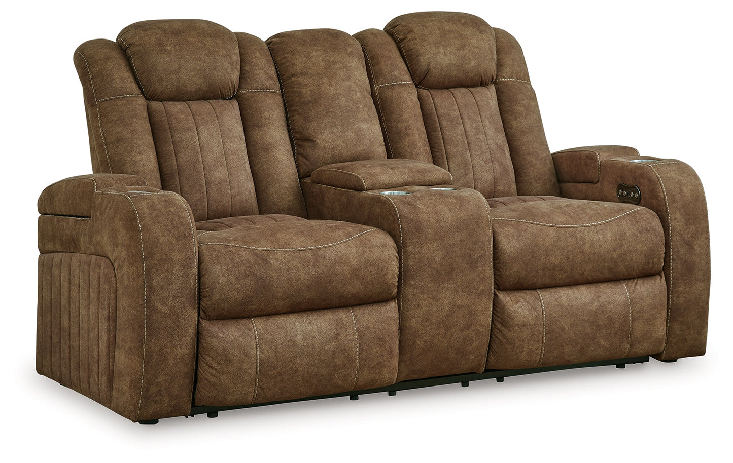 Wolfridge Brown Power Reclining Sofa, Loveseat and Recliner