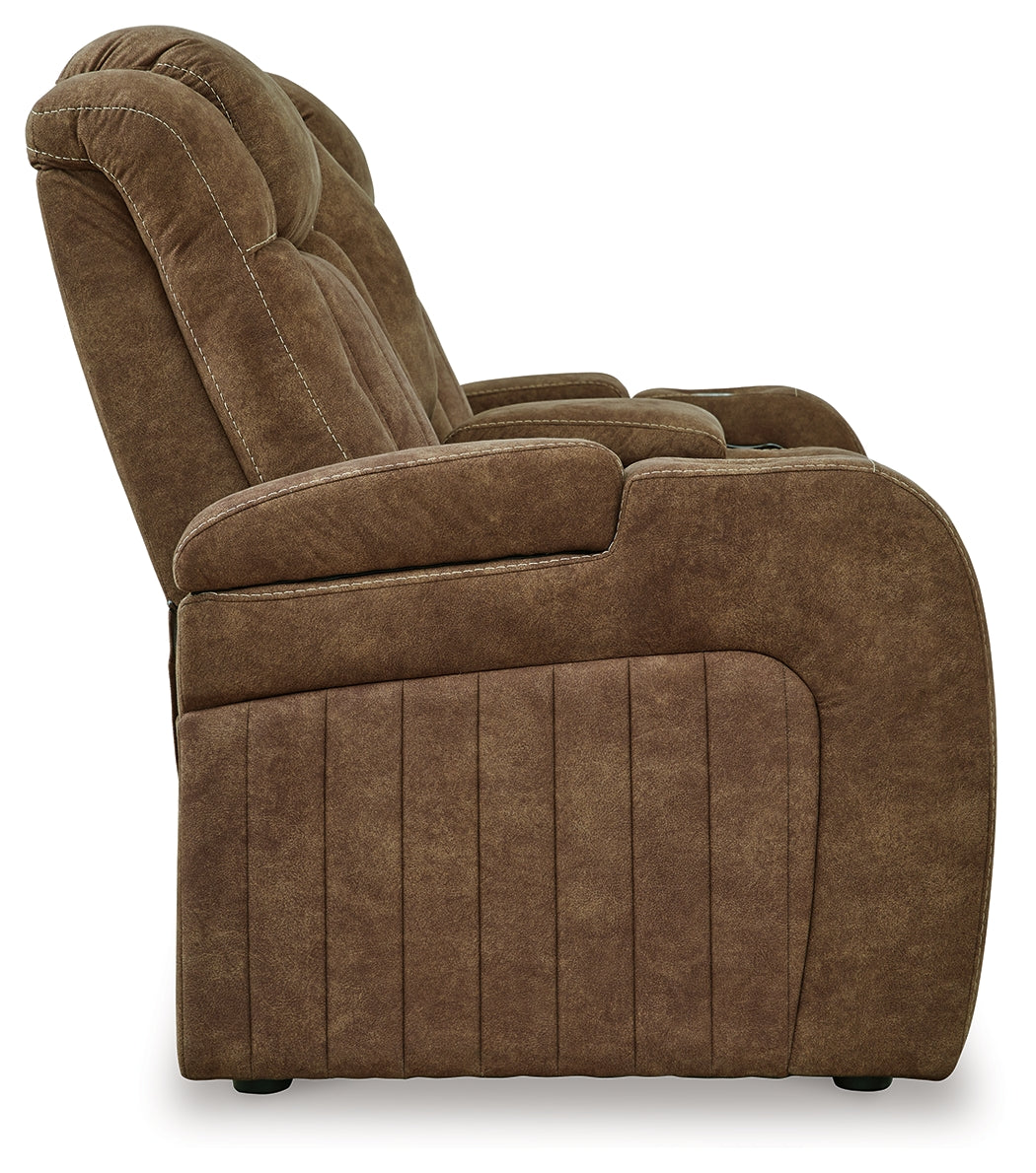 Wolfridge Brown Power Reclining Sofa, Loveseat and Recliner