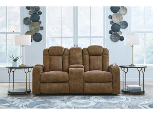 Wolfridge Brindle Power Reclining Loveseat