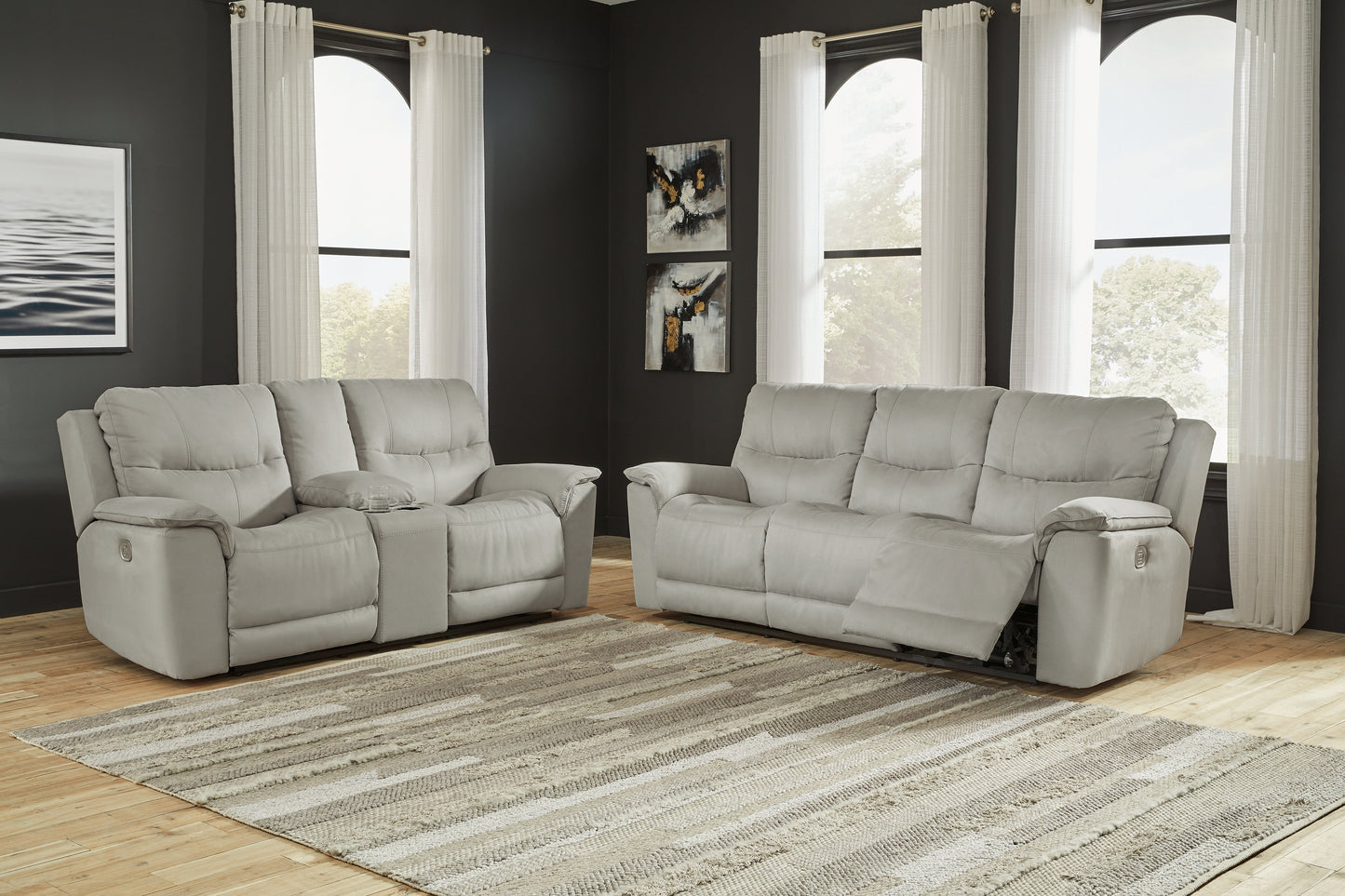 Next-Gen Gaucho Fossil Power Reclining Sofa, Loveseat and Recliner