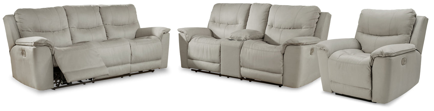 Next-Gen Gaucho Fossil Power Reclining Sofa, Loveseat and Recliner