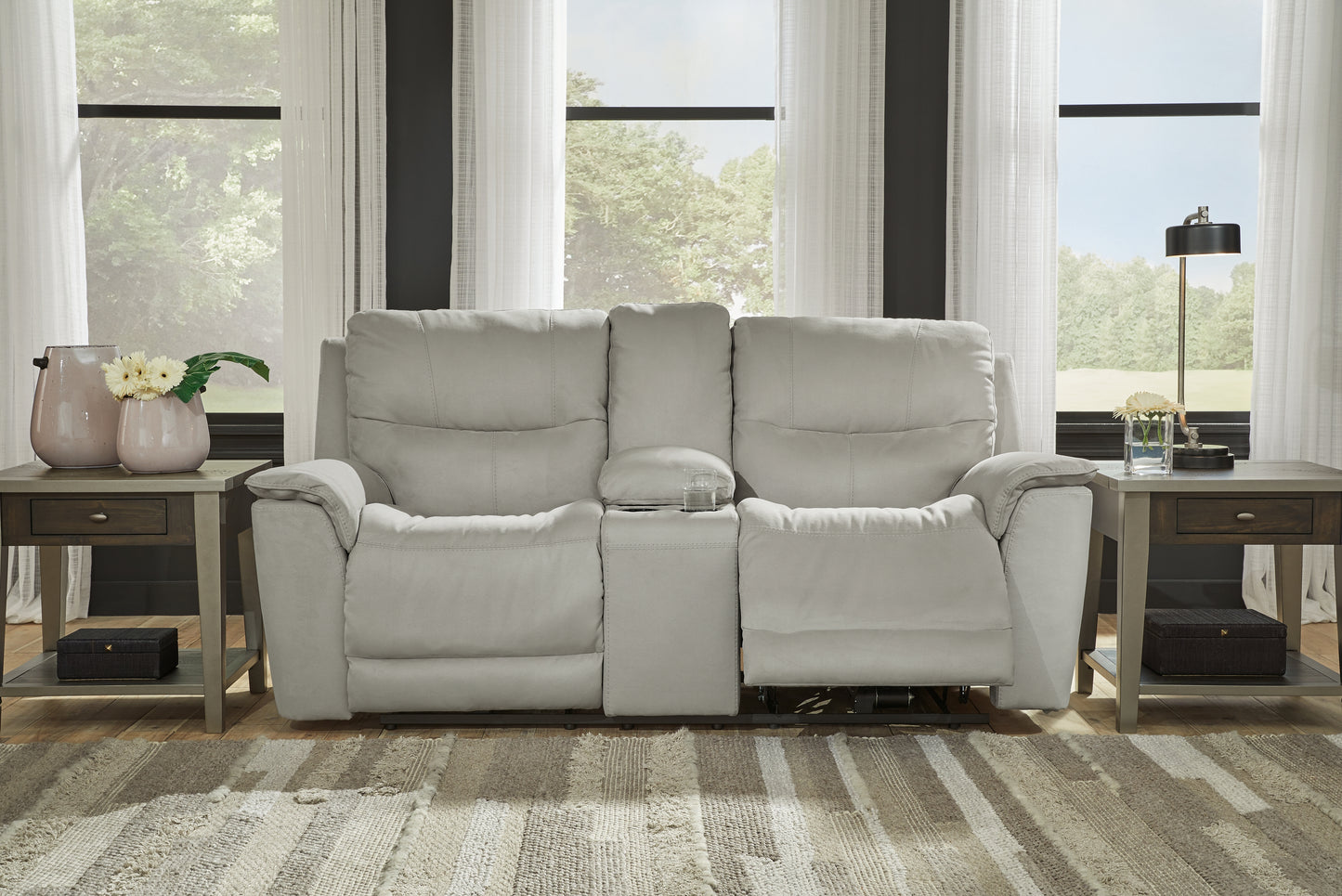 Next-Gen Fossil Gaucho Power Reclining Loveseat with Console