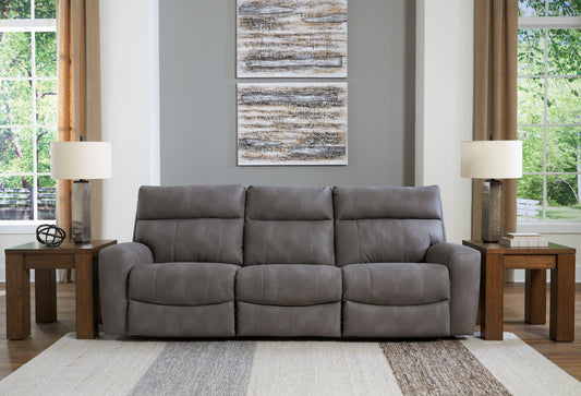 Next-Gen DuraPella Slate 3-Piece Power Reclining Sectional Sofa