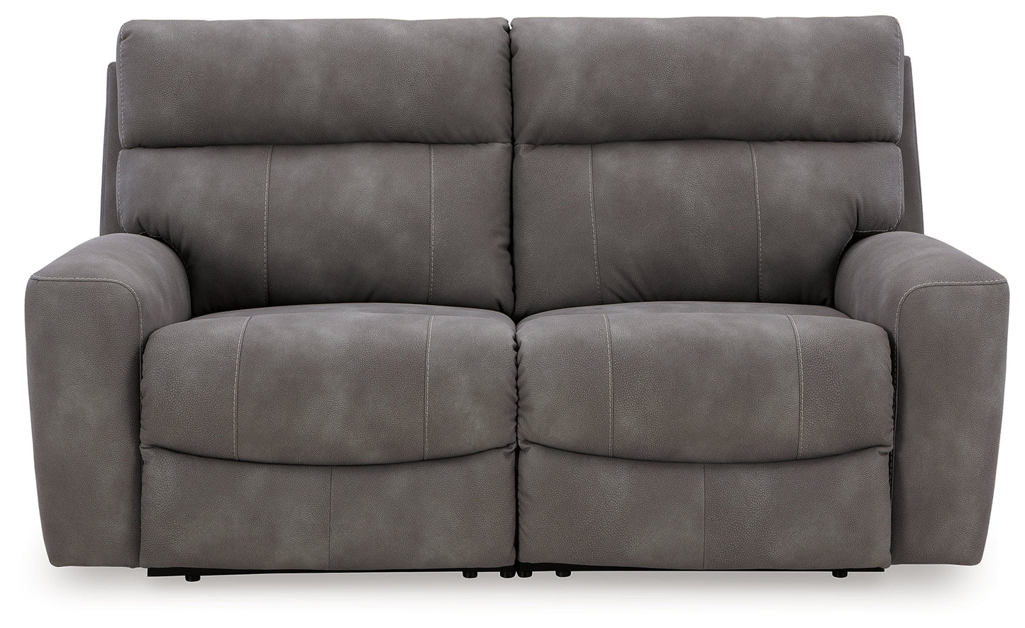 Next-Gen DuraPella Slate 2-Piece Power Reclining Sectional Loveseat