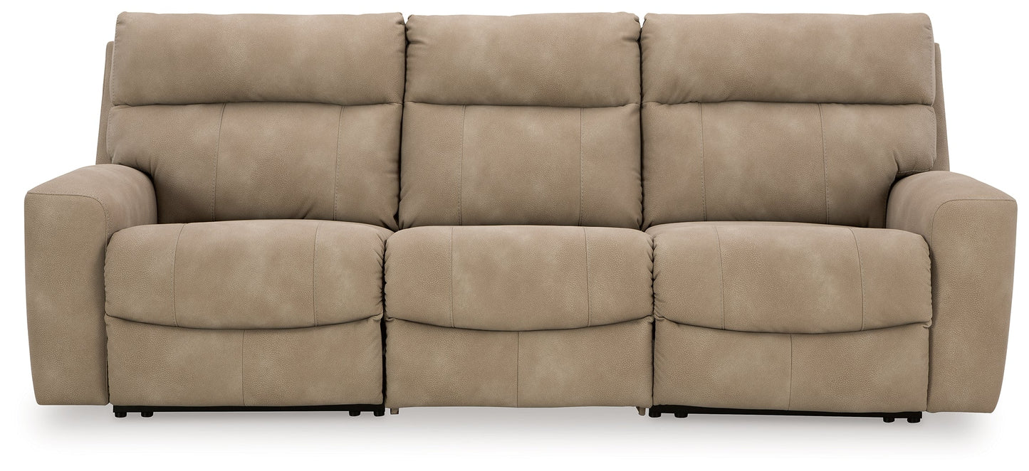 Next-Gen DuraPella Sand 3-Piece Power Reclining Sectional Sofa