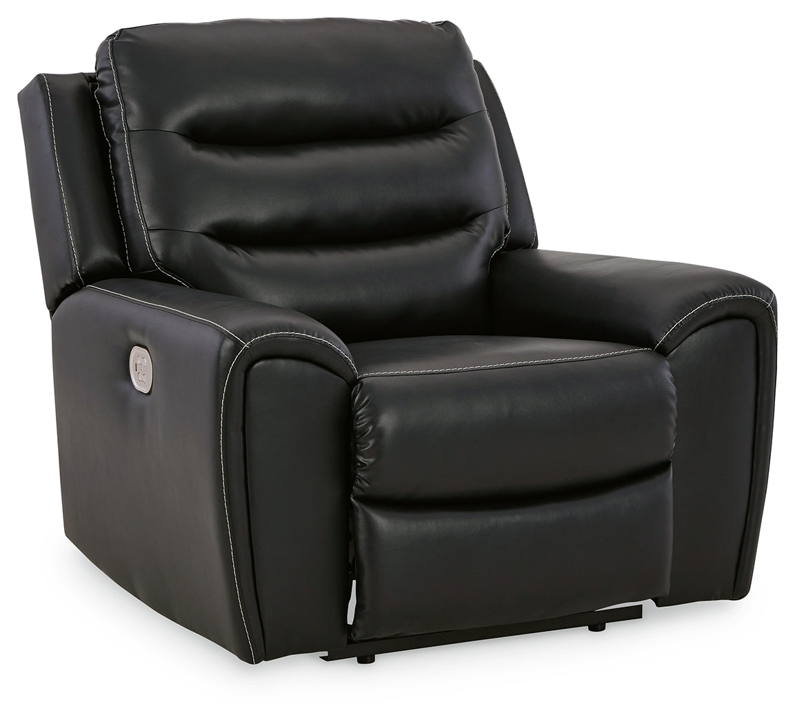 Warlin Black Power Reclining Sofa, Loveseat and Recliner